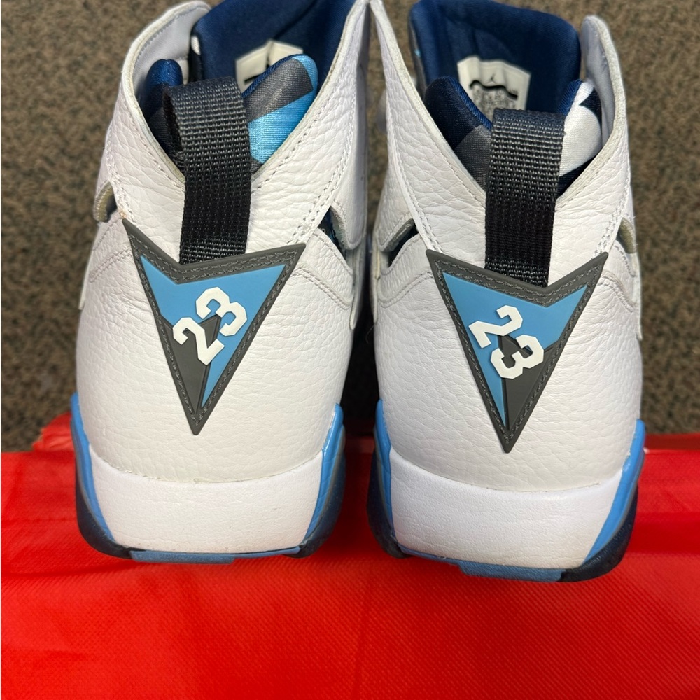 Jordan 7 Retro French Blue Sneakers - Picture 4 of 6